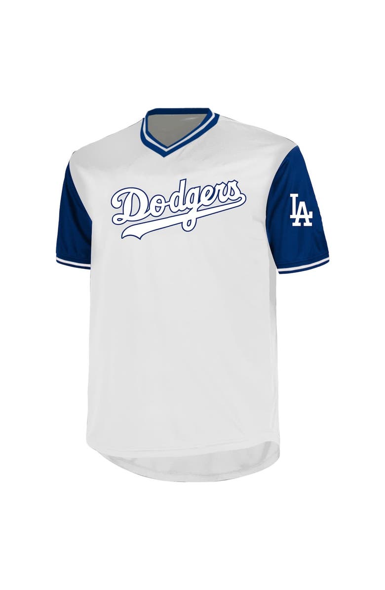 PROFILE Men's Profile Shohei Ohtani White Los Angeles Dodgers Big & Tall Name & Number Birdeye V-Neck T-Shirt, Alternate, color, White