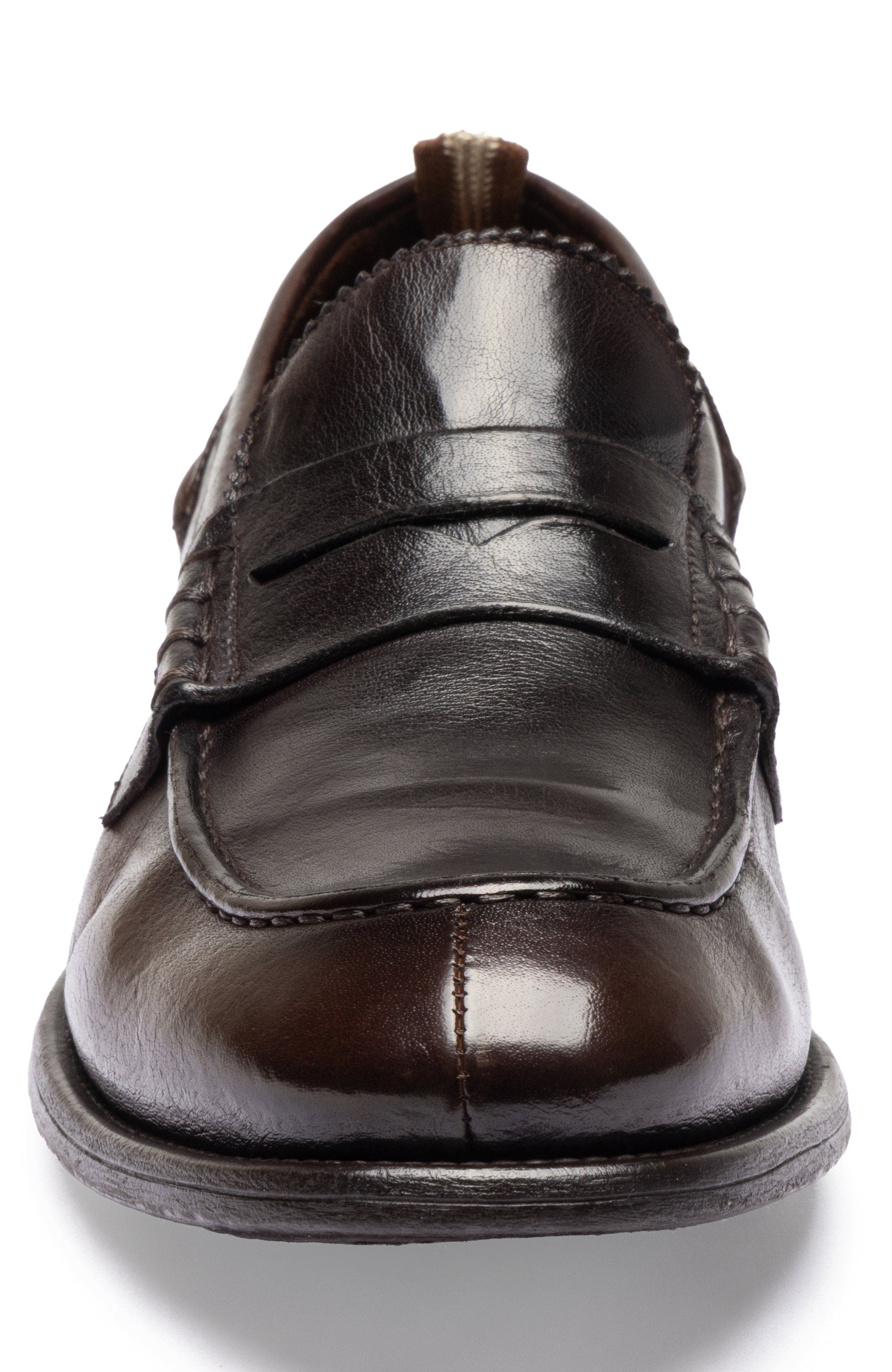 Officine Creative Chronicle 144  Leather Penny Loafer, Alternate, color, Brown