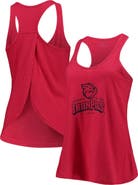 BOXERCRAFT Women's Red Lehigh Valley IronPigs Charm Scoop Neck Racerback Tank Top