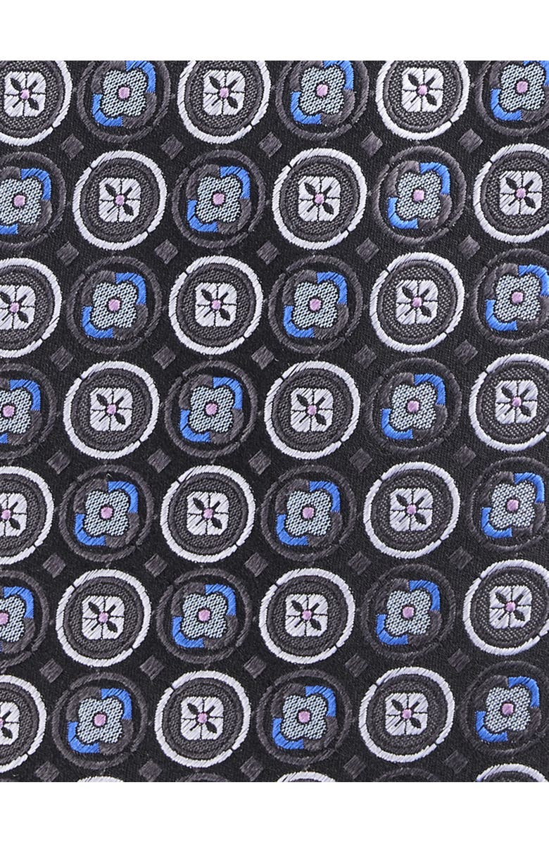 Oak Hill Premium by DXL Medallion Patterned Silk Tie, Alternate, color, 