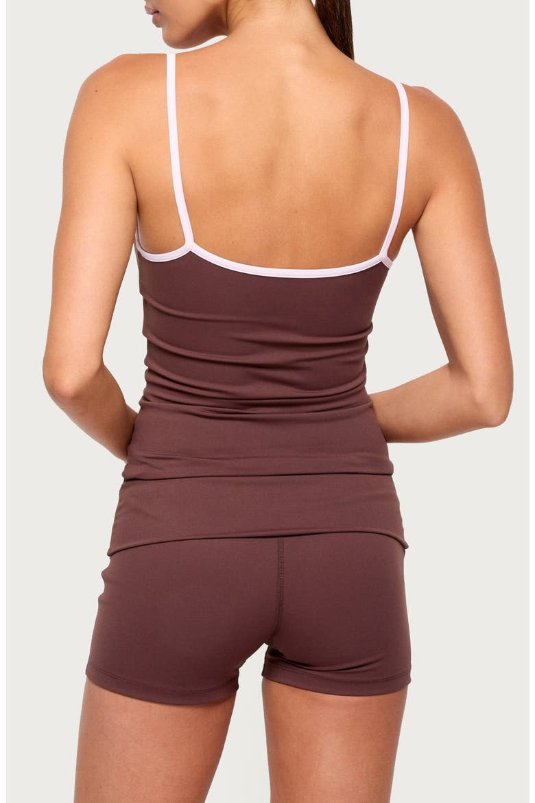 Ambar Contrast Reversible Tank, Alternate, color, BROWN-AND-PINK