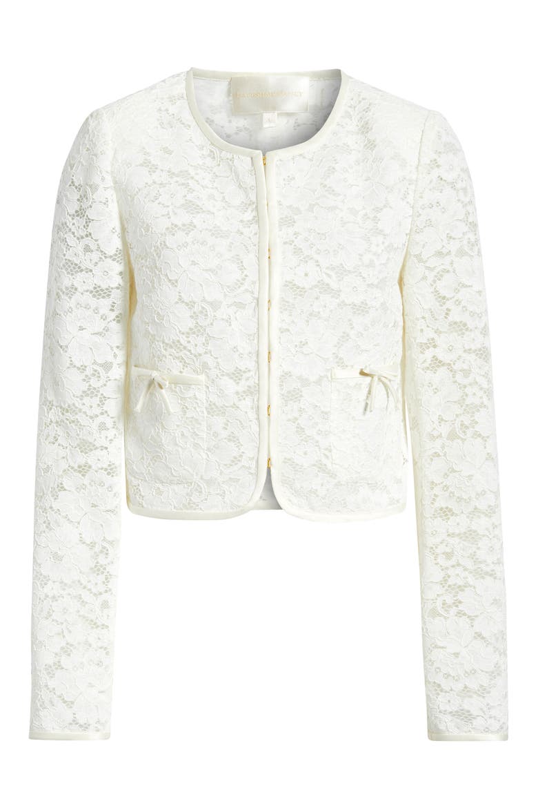 Junetta Lace Jacket, Alternate, color, IVORY