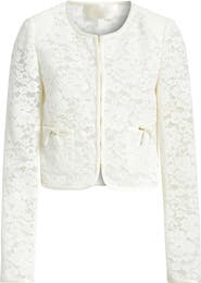 LoveShackFancy Junetta Lace Jacket