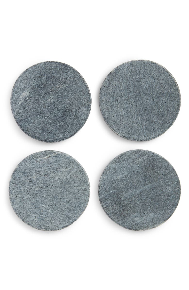 Nordstrom Set of 4 Marble Coasters, Main, color,