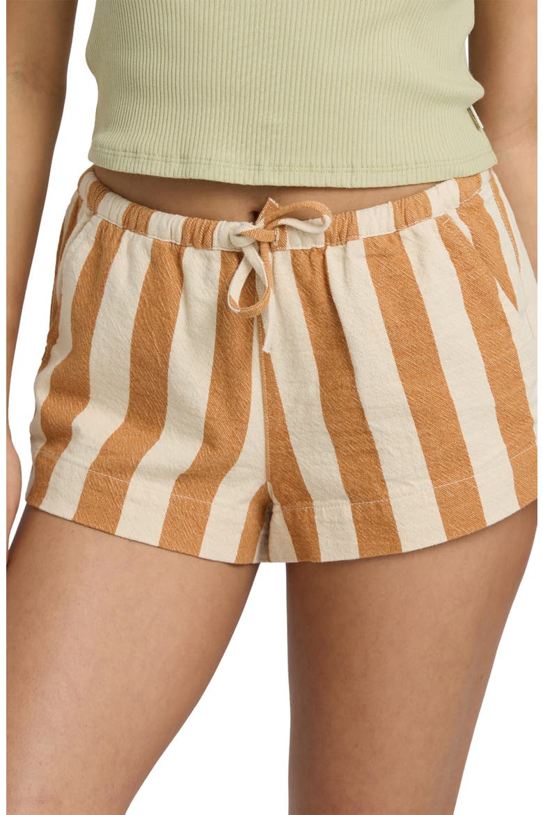 Low Tide Cotton Shorts, Alternate, color, CARAMEL CAFE