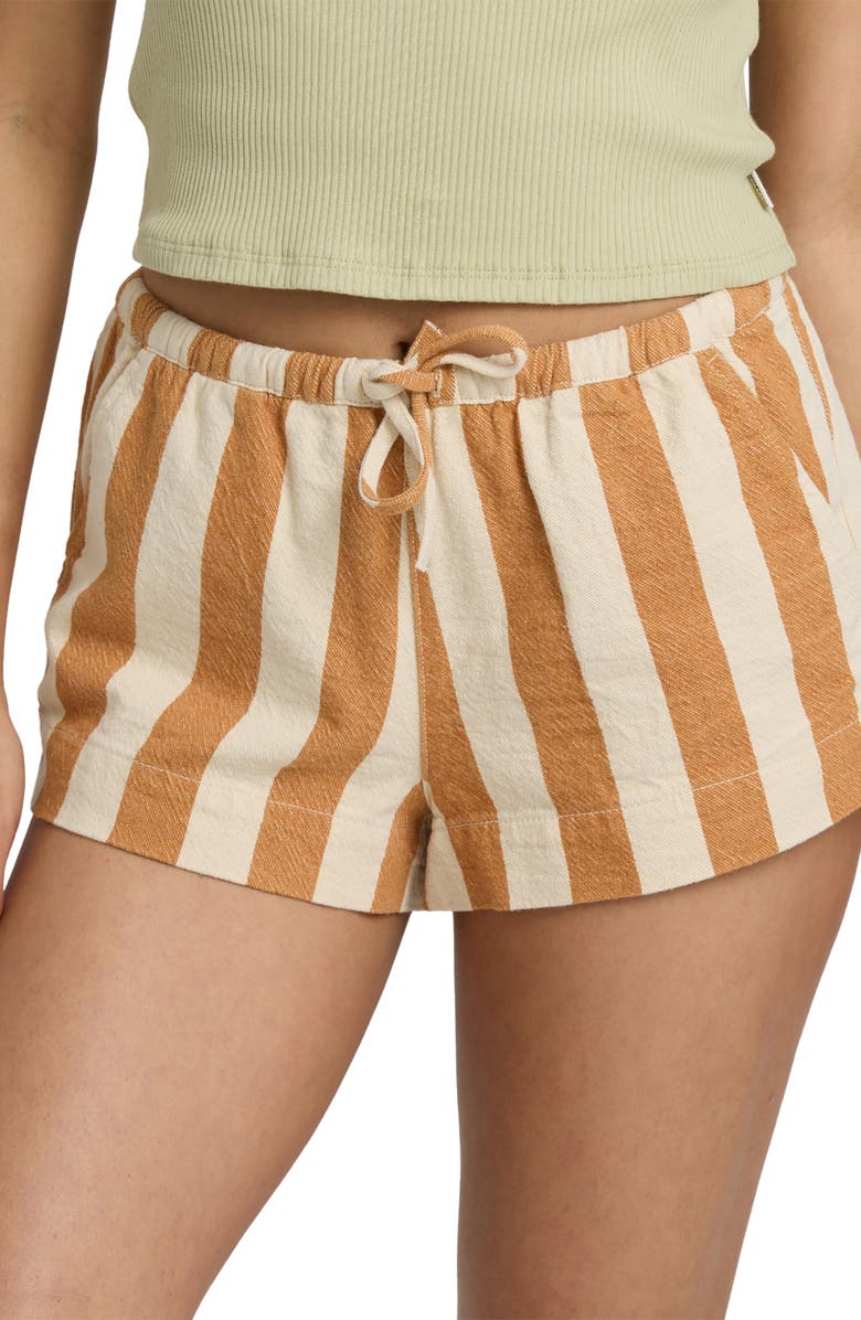 Billabong Low Tide Cotton Shorts, Alternate, color, Caramel Cafe
