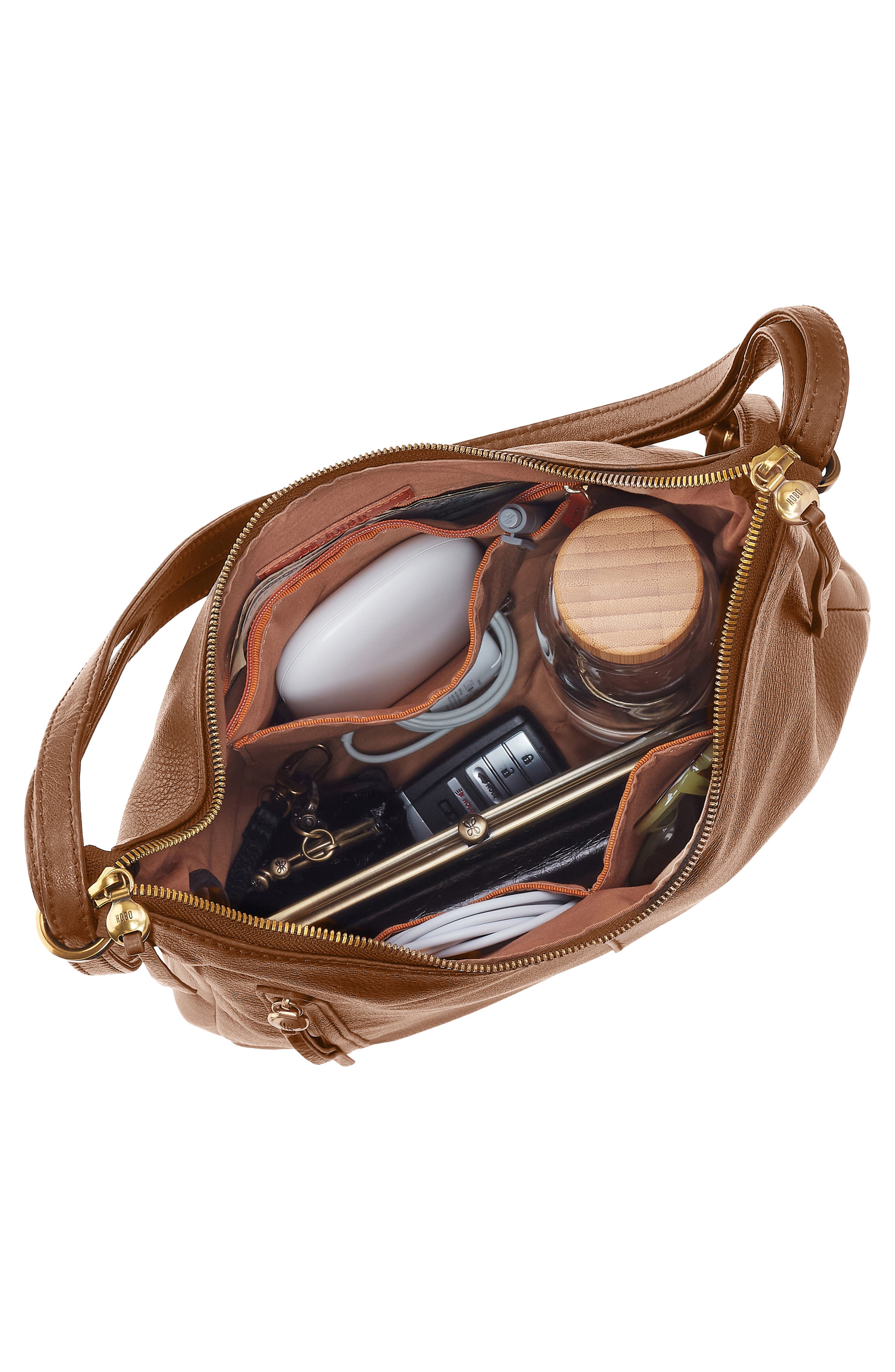 HOBO Merrin Leather Convertible Backpack, Alternate, color, Timber Brown