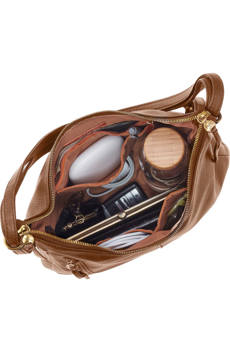 HOBO Merrin Leather Convertible Backpack, Alternate, color, Timber Brown