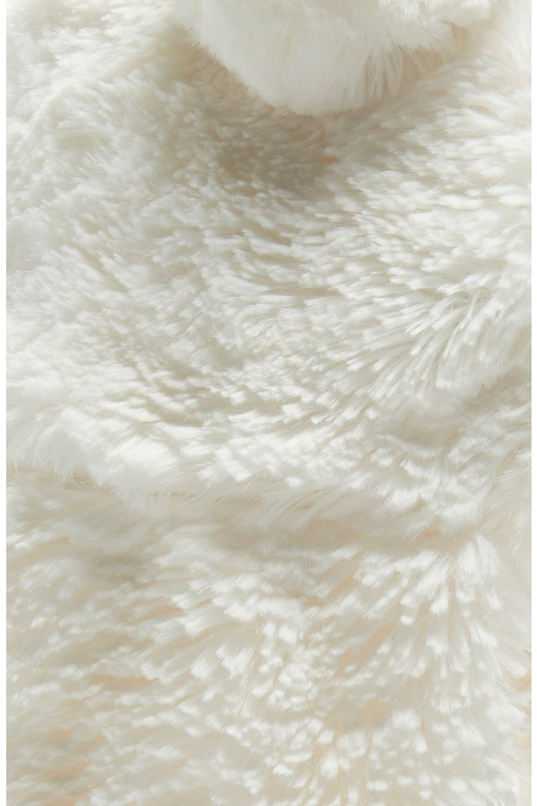 'Bear' Faux Fur Trapper Hat, Alternate, color, WHITE