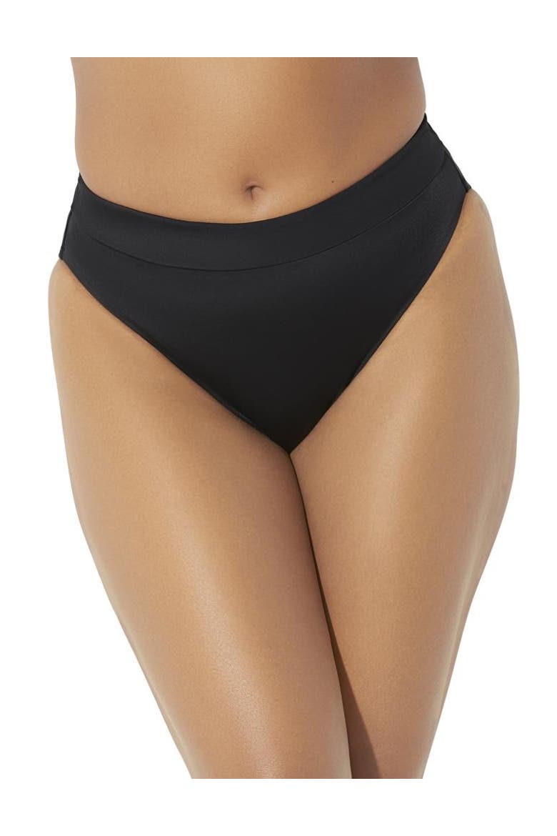 High Leg Swim Brief, Main, color, Black