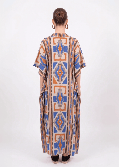 Guadalupe Design Imani Kaftan In Multi