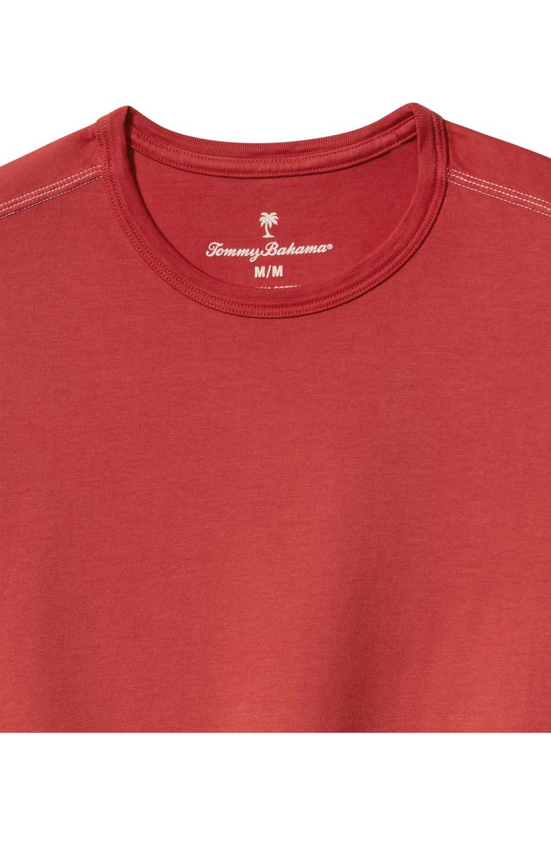 Tommy Bahama Paradise Pima Cotton T-Shirt, Alternate, color, Toro Red