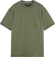 Scotch & Soda Relaxed Fit Slub Cotton Pocket T-Shirt