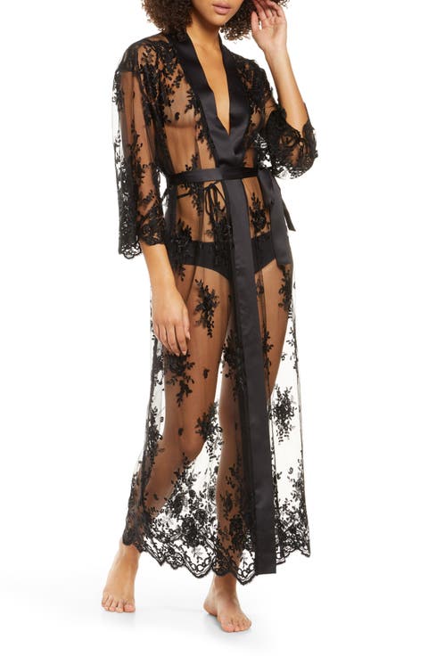 Darling Sheer Lace Robe