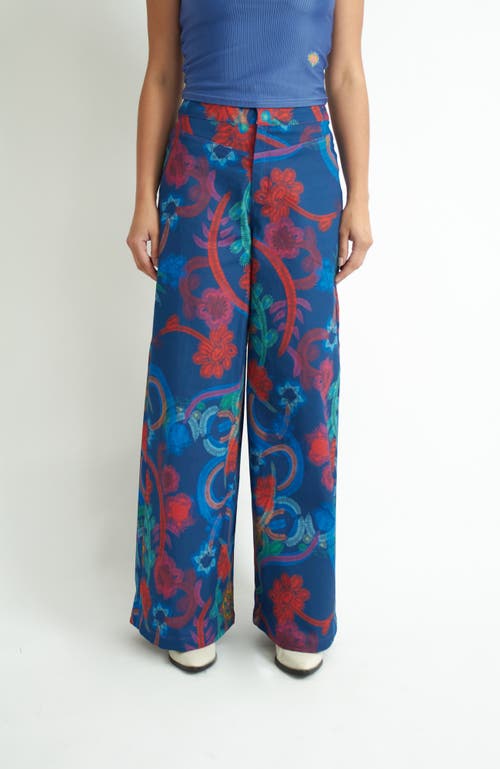 Florencia Davalos Coco Pant In Blue