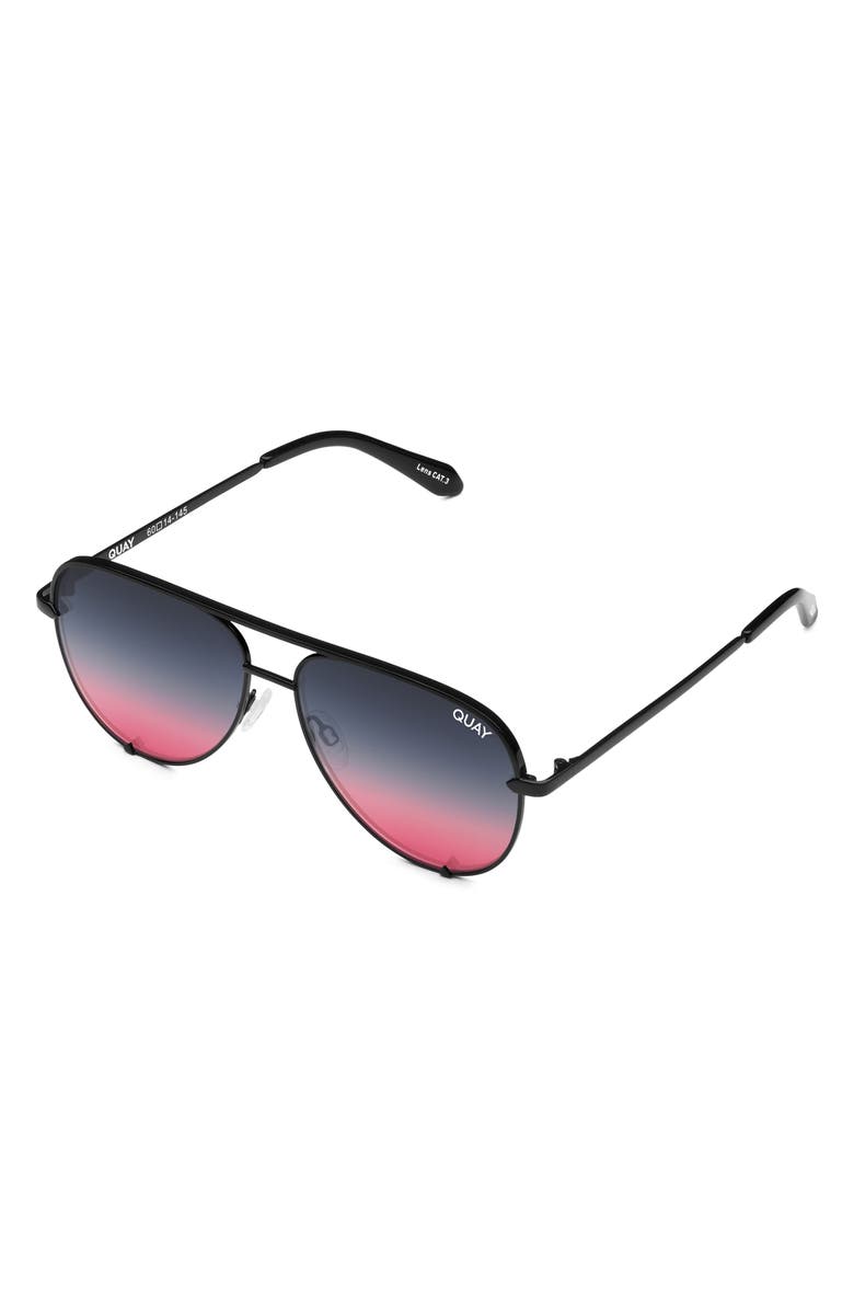 QUAY High Key 51mm Aviator Sunglasses, Alternate, color, 