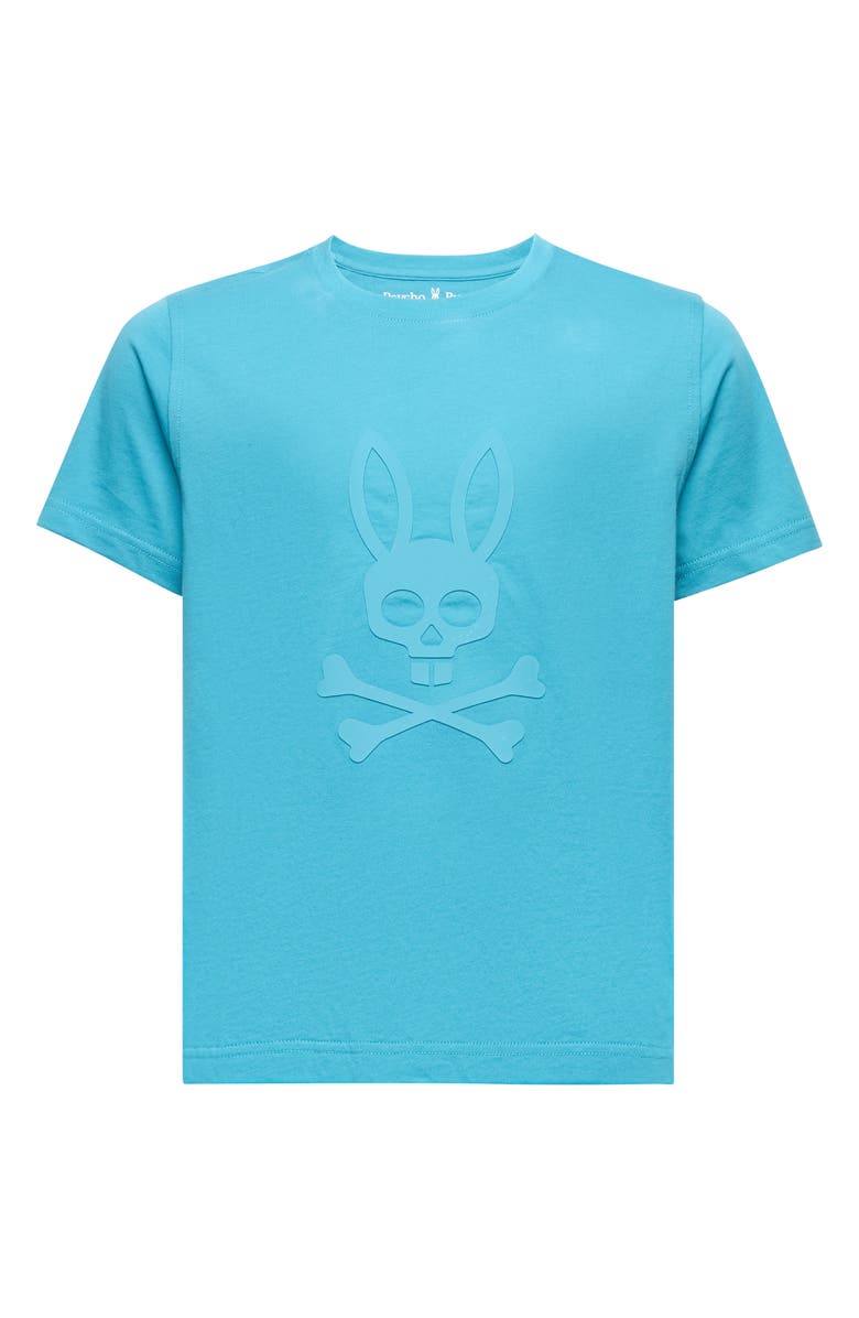 Psycho Bunny Kids' Dillon Pima Cotton Graphic T-Shirt, Main, color, Navagio Bay