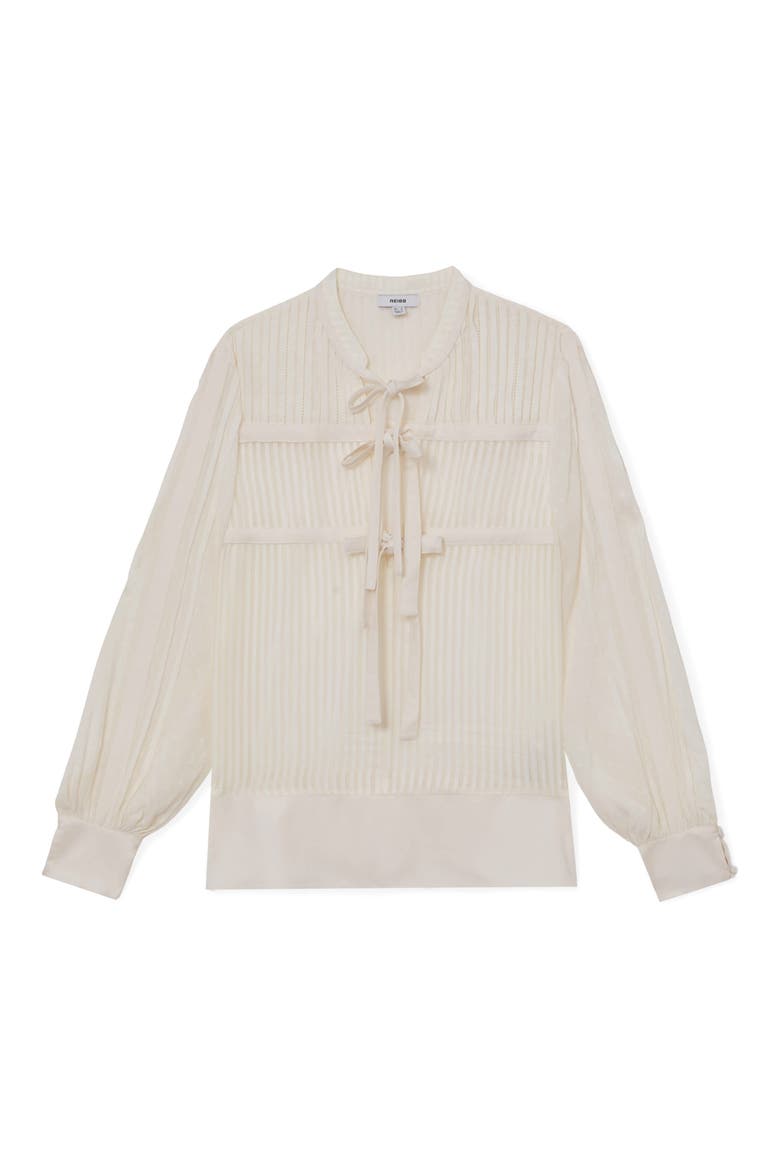 Josephine Chiffon Top, Alternate, color, IVORY