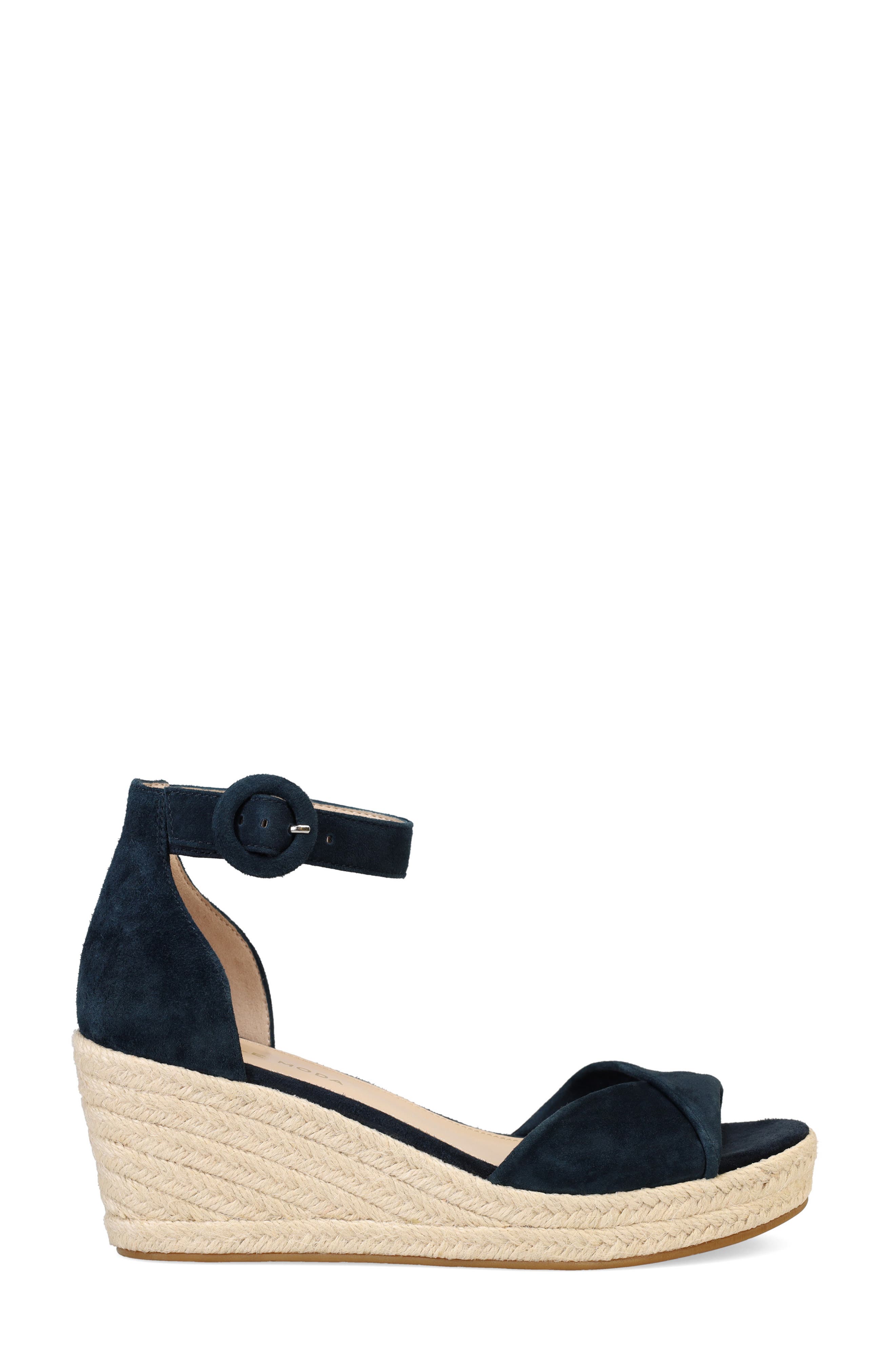 Pelle Moda Kove Espadrille Wedge Sandal, Alternate, color, Midnight