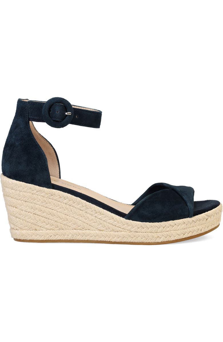 Pelle Moda Kove Espadrille Wedge Sandal, Alternate, color, Midnight