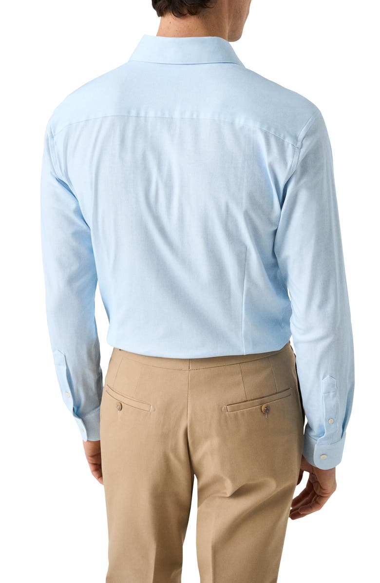 Eton Slim Fit Solid 4Flex Dress Shirt, Alternate, color, Light Blue
