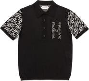 トップス soerte MULTI COLLAR JACQUARD KNIT POLO 1 SOERTE Multi-Color Jacquard Knit Polo
