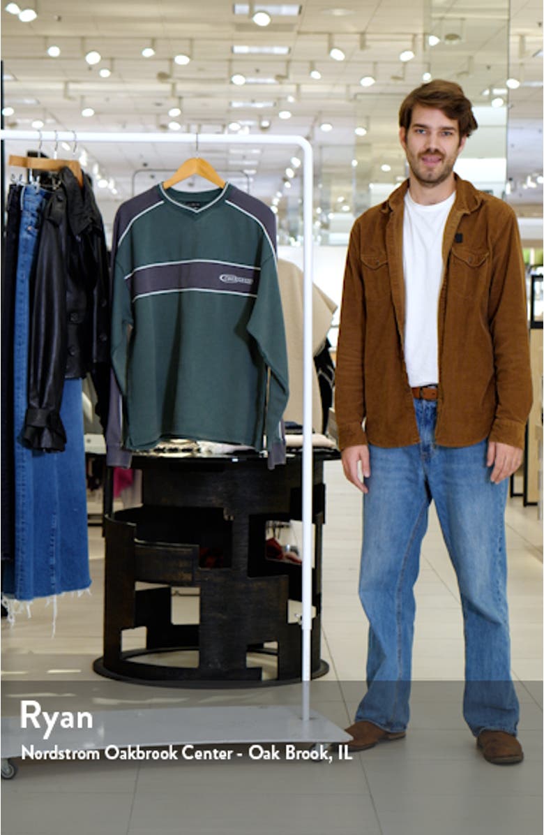 Retro Panelled Cotton Sweatshirt, sales video thumbnail