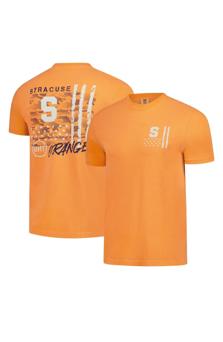 IMAGE ONE Men's  Orange Syracuse Orange Comfort Colors OHT Camo Overlay T-Shirt, Main, color, Orange