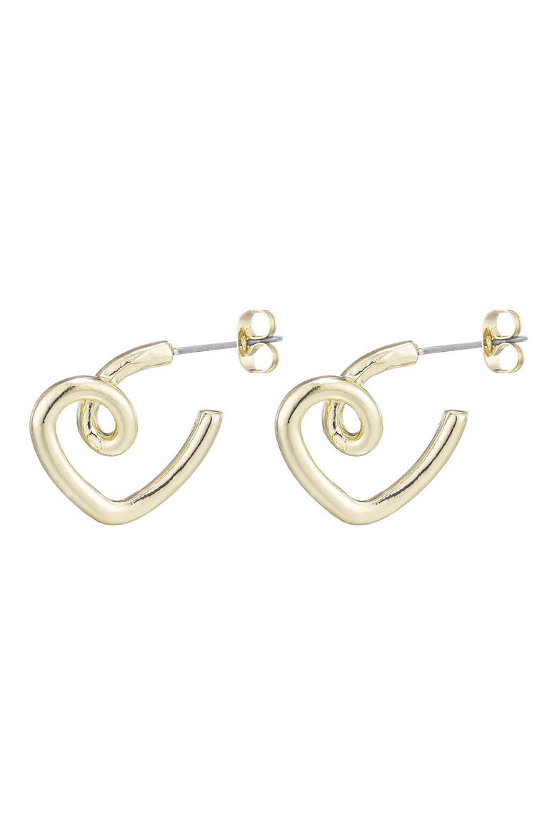 Set of 3 Assorted Hoop Earrings, Alternate, color, GOLD