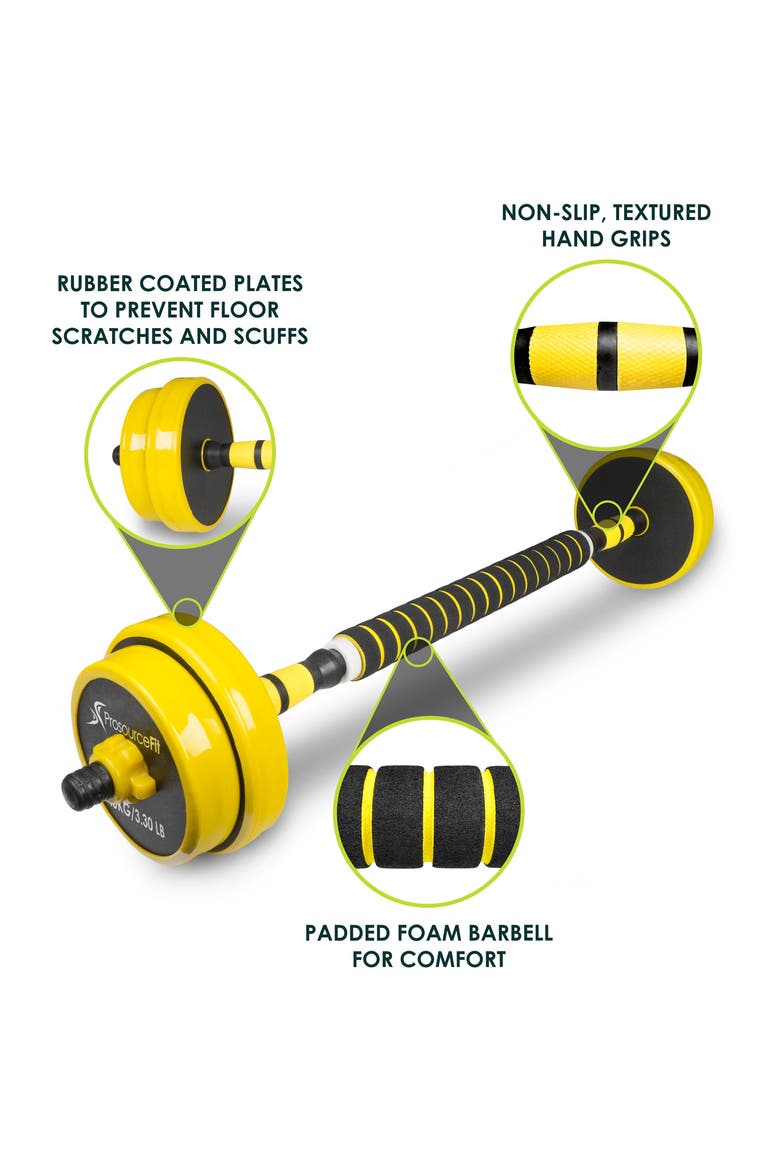 Adjustable Dumbbells and Barbell Set, Alternate, color, 33 lb