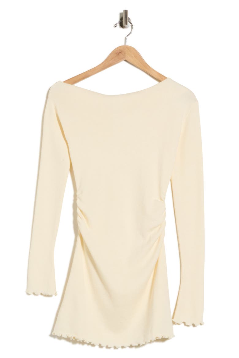Yelsie Off the Shoulder Minidress, Main, color, BEIGE