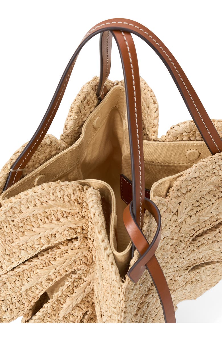 STAUD Palm Raffia Handbag, Alternate, color, Natural/ Tan