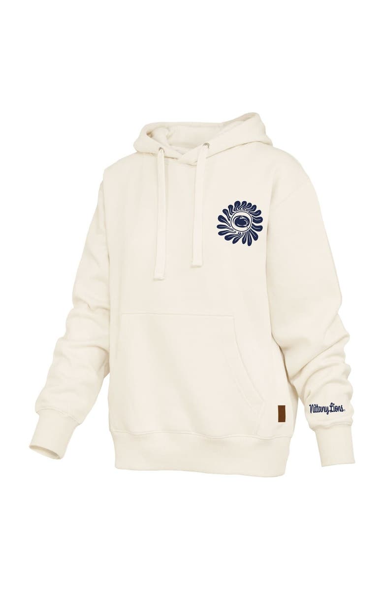 PRESSBOX Women's Pressbox  Cream Penn State Nittany Lions Elena Janise Hoodie, Alternate, color, Cream