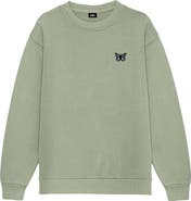 Dalix Womens Butterfly Heavyweight Relaxed Sweatshirt