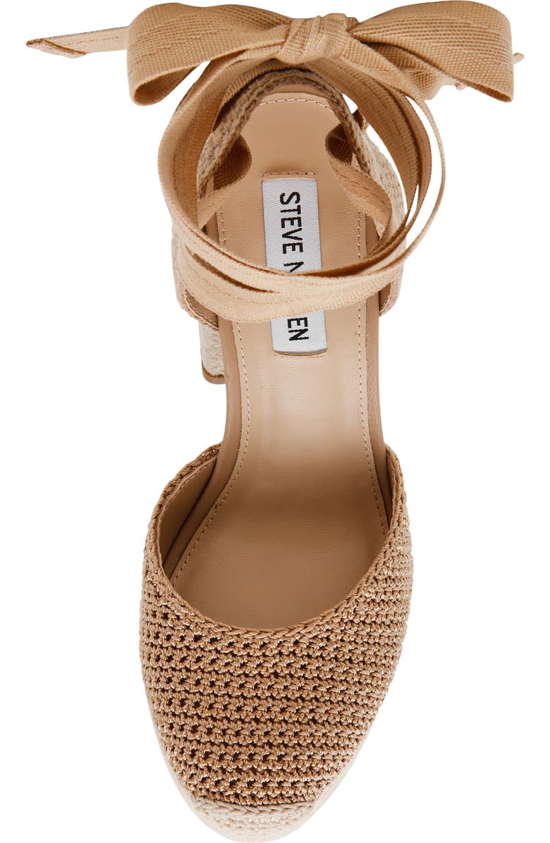 Steve Madden Luvely Ankle Wrap Espadrille Sandal, Alternate, color,