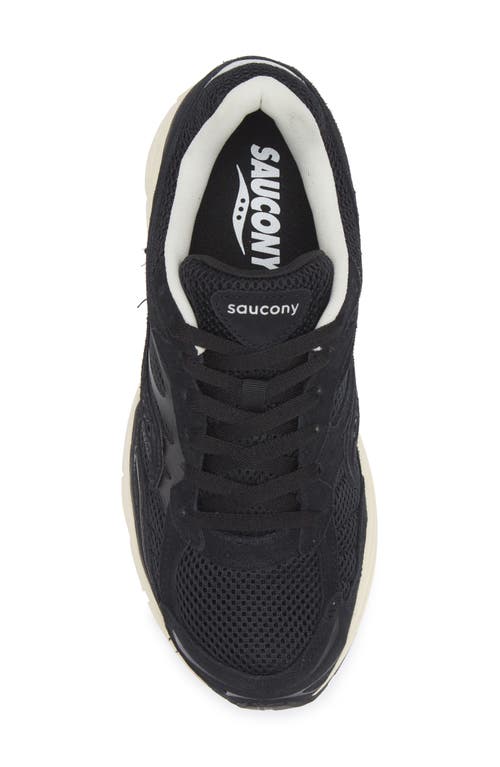 Saucony Gender Inclusive Progrid Omni 9 Sneaker In Black/cream