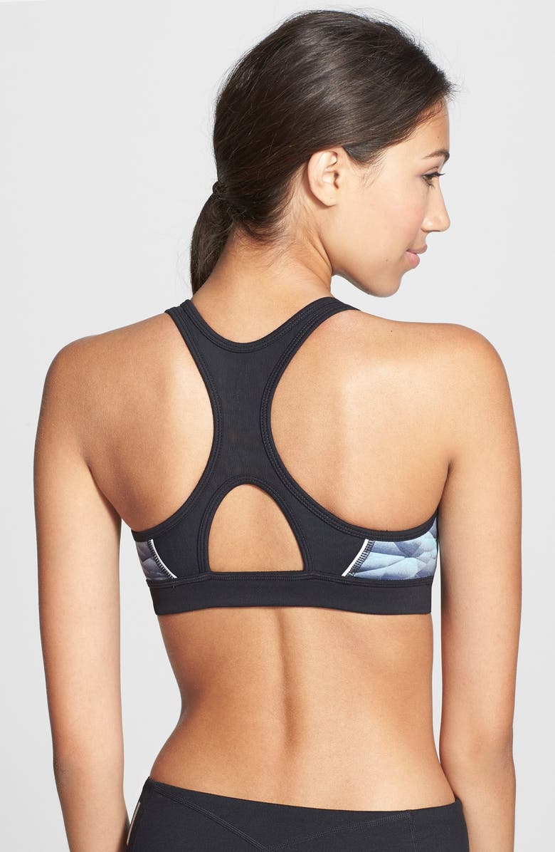 Zella 'Heartbeat' Print Sports Bra, Alternate, color, 