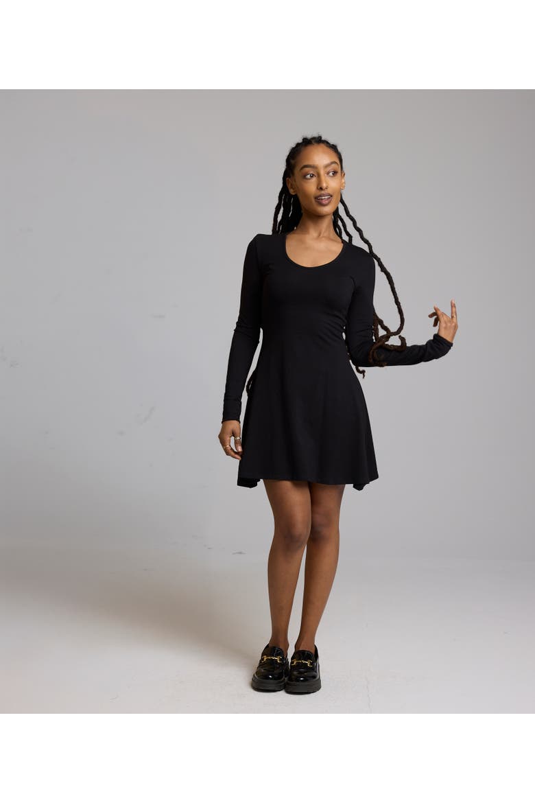 Cecelia Dress, Main, color, Black