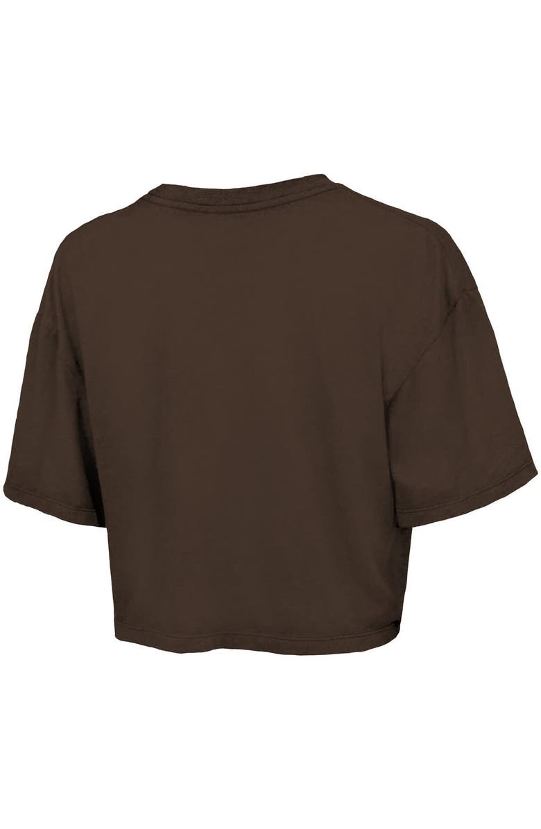 Majestic Threads Women's Majestic Threads Brown San Diego Padres Boxy Crop T-Shirt, Alternate, color, Brown