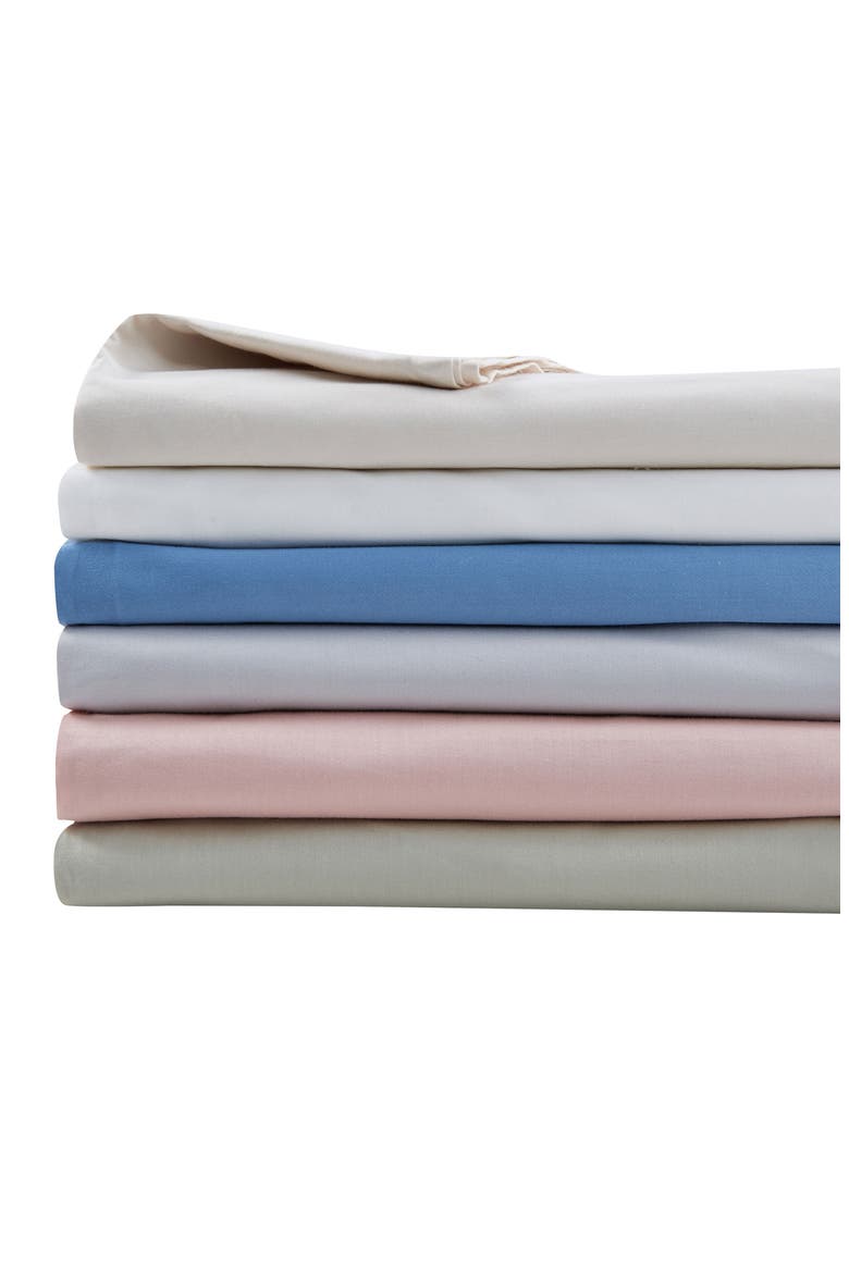 Cotton Sateen Sheet Set, Alternate, color, FOG GREY