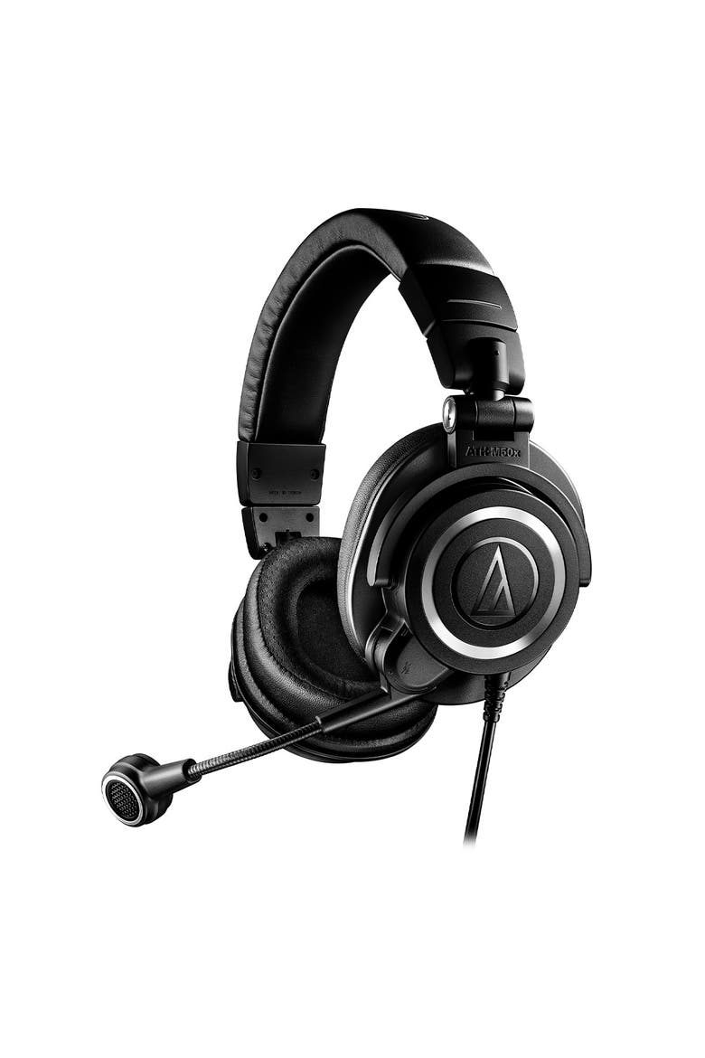 ATH-M50xSTS-USB StreamSet USB Closed-Back Streaming Headset, Main, color, Black