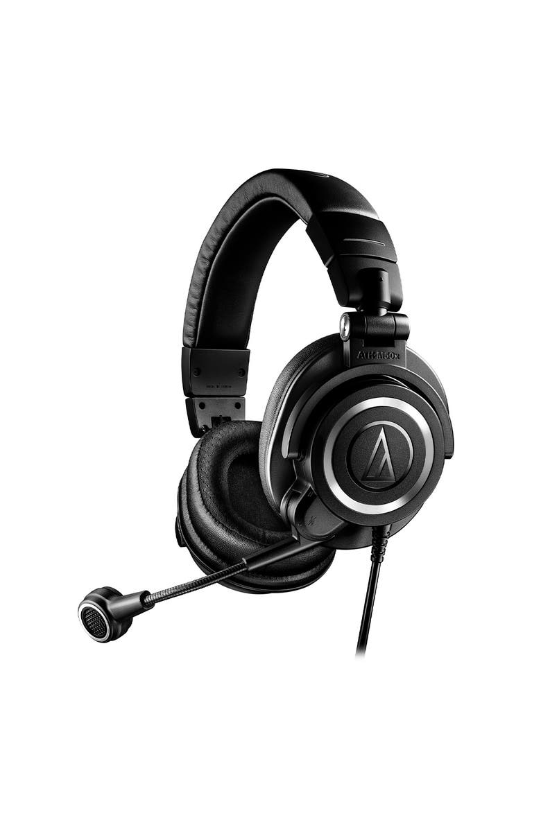 Audio-Technica ATH-M50xSTS-USB StreamSet USB Closed-Back Streaming Headset, Main, color, Black