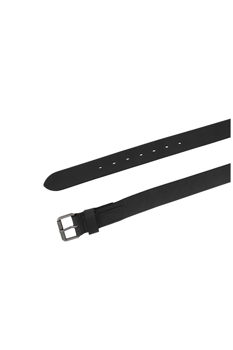 Leather Belt, Alternate, color, BLACK
