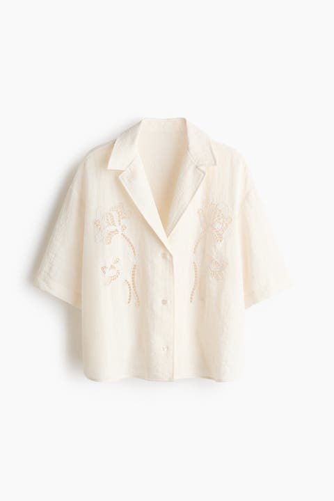 Broderie Anglaise Shirt
