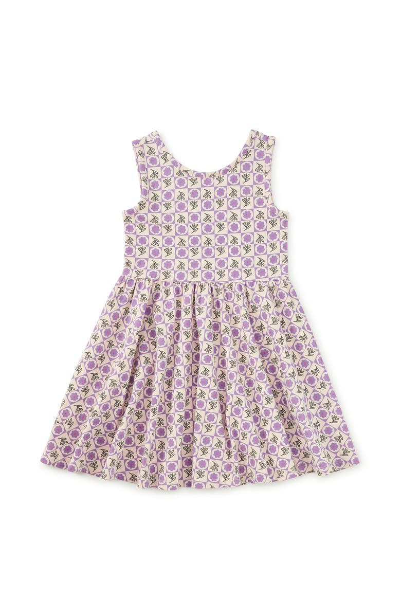 Tea Collection Sleeveless Ballet Dress, Main, color, Tile Floral