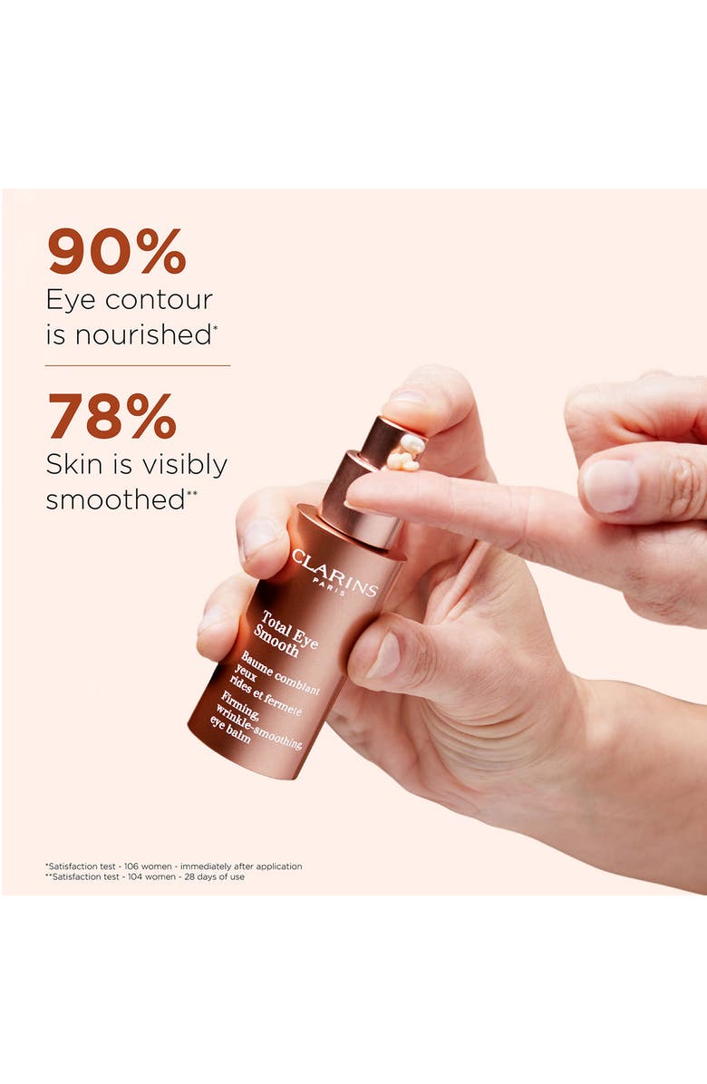 Clarins Total Eye Smooth & Firm Eye Cream, Alternate, color, 