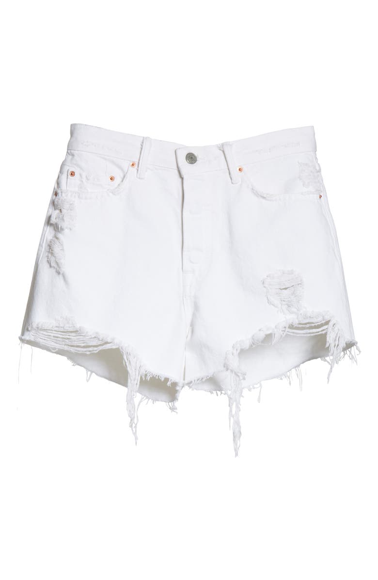 GRLFRND Helena High Waist Denim Shorts, Alternate, color, 