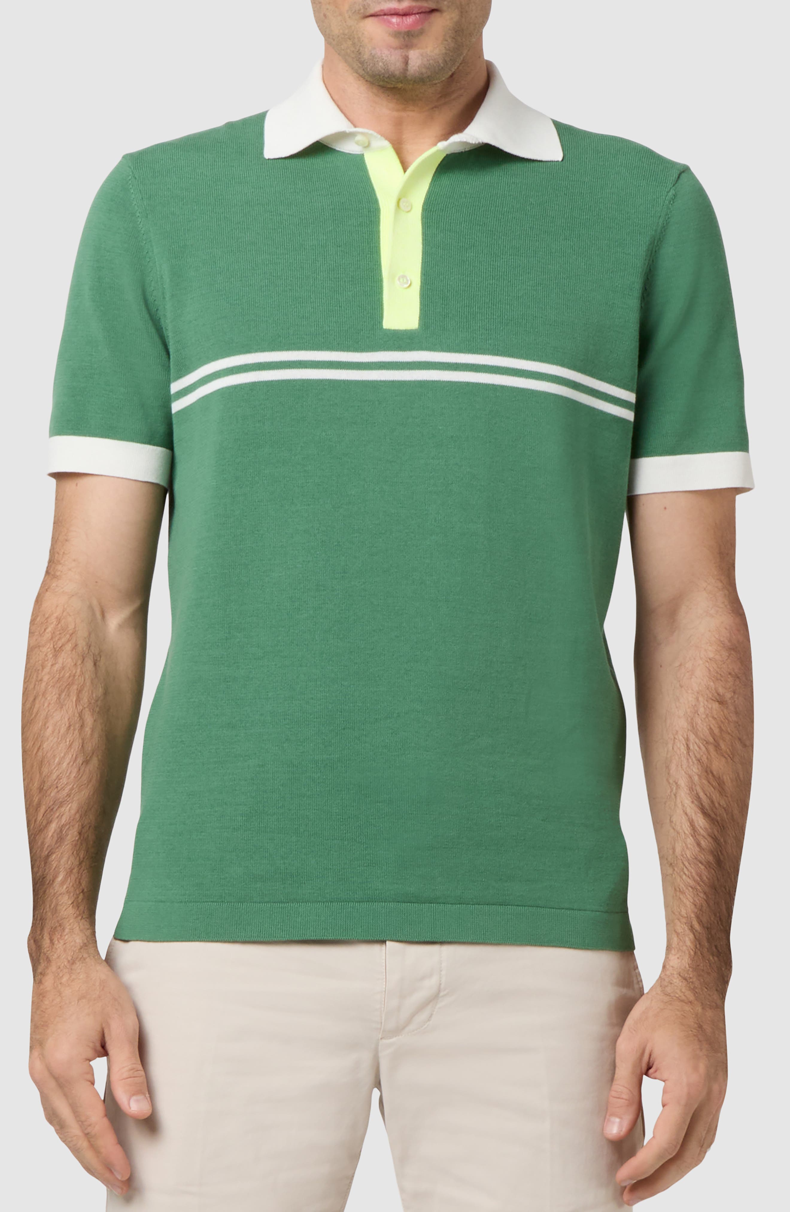 Sid Mashburn Rally Stripe Polo Sweater