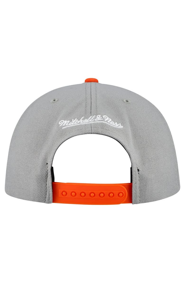 Mitchell & Ness Men's Mitchell & Ness Gray Detroit Tigers Basic Flip Snapback Hat, Alternate, color, Gray