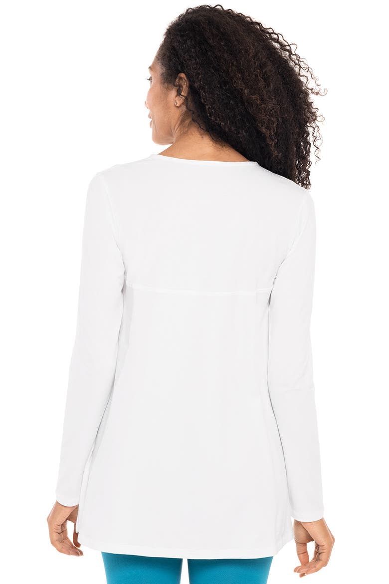 Women's Daybreak Swing Long Sleeve T-Shirt, UPF 50+ Sun Protection, Alternate, color, White